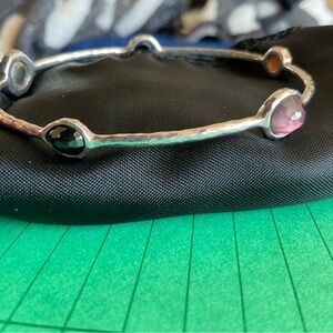 IPPOLITA Rock Candy 5 Stone Sterling Silver Bangle